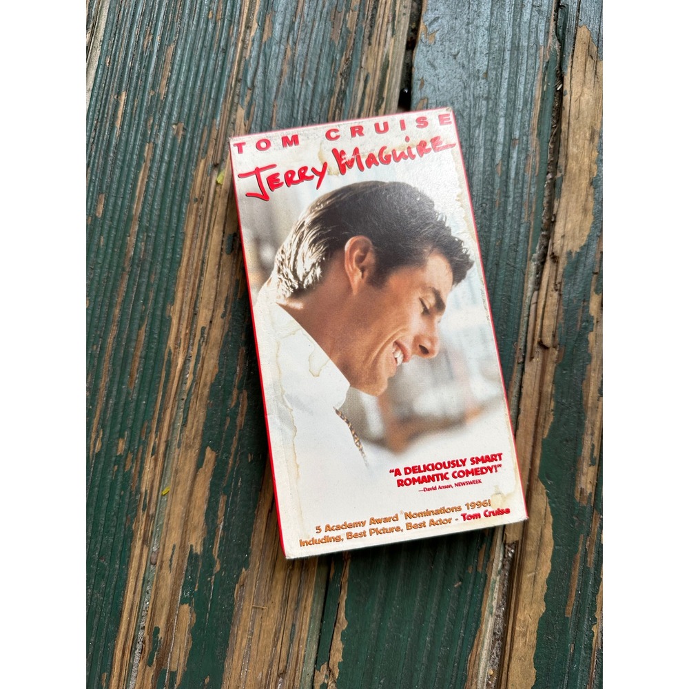 Jerry Maguire VHS 1997 Tom Cruise Cuba Gooding Jr Romantic Comedy Movie